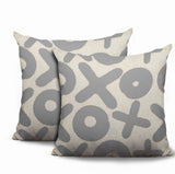 Ohi 2 Sets Indoor/Outdoor Reversible Indoor Square Pillow
