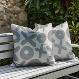 Ohi 2 Sets Lumbar Indoor/Outdoor Reversible Indoor Pillow