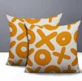 Ohi 2 Sets Square Indoor/Outdoor Reversible Indoor Pillow
