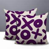 Ohi 2 Sets Square Indoor/Outdoor Reversible Indoor Pillow