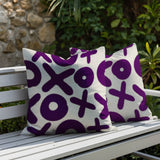 Ohi 2 Sets Lumbar Indoor/Outdoor Reversible Indoor Pillow