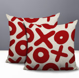 Ohi 2 Sets Square Indoor/Outdoor Reversible Indoor Pillow