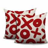 Ohi 2 Sets Square Indoor/Outdoor Reversible Indoor Pillow