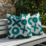 Ohi 2 Sets Lumbar Indoor/Outdoor Reversible Indoor Pillow