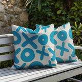 Ohi 2 Sets Lumbar Indoor/Outdoor Reversible Indoor Pillow
