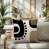 Oki Abstract Reversible Indoor/Outdoor Square Pillow