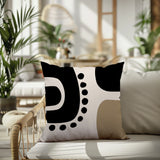 Oki Abstract Reversible Indoor/Outdoor Square Pillow