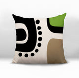 Oki Abstract Reversible Indoor/Outdoor Square Pillow