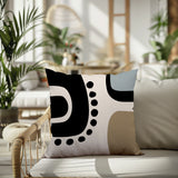 Oki Abstract Reversible Indoor/Outdoor Square Pillow