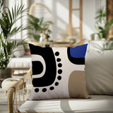 Oki Abstract Reversible Indoor/Outdoor Square Pillow