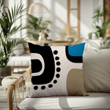 Oki Abstract Reversible Indoor/Outdoor Square Pillow