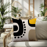 Oki Abstract Reversible Indoor/Outdoor Square Pillow