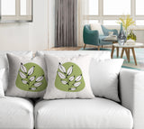Olie Botanical Reversible Indoor/Outdoor Square Pillow