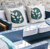 Olie Botanical Reversible Indoor/Outdoor Square Pillow