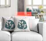 Olie Botanical Reversible Indoor/Outdoor Square Pillow