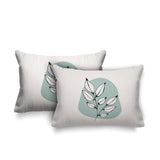 Olie Botanical Reversible Indoor/Outdoor Rectangular Pillow