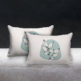 Olie Botanical Reversible Indoor/Outdoor Rectangular Pillow