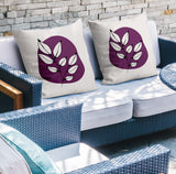 Olie Botanical Reversible Indoor/Outdoor Square Pillow