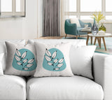 Olie Botanical Reversible Indoor/Outdoor Square Pillow