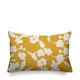Olive Floral Reversible Indoor/Outdoor Rectangular Pillow