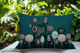 Olli Bird Reversible Indoor/Outdoor Rectangle Pillow
