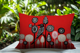 Olli Bird Reversible Indoor/Outdoor Square Pillow