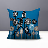 Olli Bird Reversible Indoor/Outdoor Square Pillow