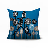 Olli Bird Reversible Indoor/Outdoor Square Pillow