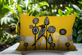 Olli Bird Reversible Indoor/Outdoor Square Pillow