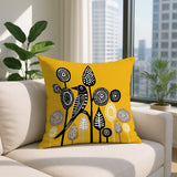 Olli Bird Reversible Indoor/Outdoor Square Pillow