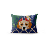 Oly Microsuede Lumbar Throw Pillow