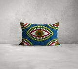 PolyTwill Eye Lumbar Indoor/Outdoor Throw Pillow