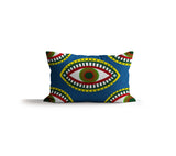 PolyTwill Eye Lumbar Indoor/Outdoor Throw Pillow