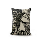 One Morning Faux Linen Lumber Pillow