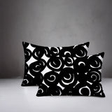 Opal Circles 2 Sets Indoor/Outdoor Reversible Rectangular Pillow
