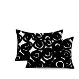 Opal Circles 2 Sets Indoor/Outdoor Reversible Rectangular Pillow