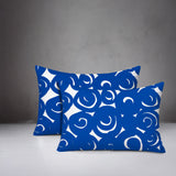 Opal Circles 2 Sets Indoor/Outdoor Reversible Rectangular Pillow