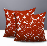 Opal Circles 2 Sets Indoor/Outdoor Reversible Square Pillow