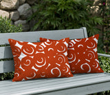 Opal Circles 2 Sets Indoor/Outdoor Reversible Rectangular Pillow