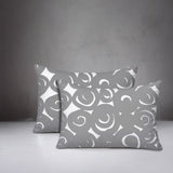 Opal Circles 2 Sets Indoor/Outdoor Reversible Rectangular Pillow