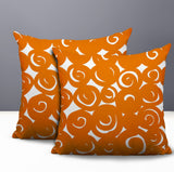 Opal Circles 2 Sets Indoor/Outdoor Reversible Square Pillow