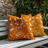 Opal Circles 2 Sets Indoor/Outdoor Reversible Square Pillow