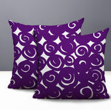 Opal Circles 2 Sets Indoor/Outdoor Reversible Square Pillow