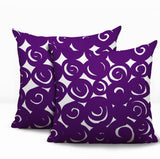 Opal Circles 2 Sets Indoor/Outdoor Reversible Square Pillow
