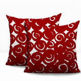 Opal Circles 2 Sets Indoor/Outdoor Reversible Square Pillow