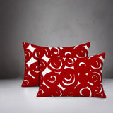 Opal Circles 2 Sets Indoor/Outdoor Reversible Rectangular Pillow