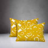 Opal Circles 2 Sets Indoor/Outdoor Reversible Rectangular Pillow