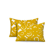 Opal Circles 2 Sets Indoor/Outdoor Reversible Rectangular Pillow