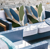 Ophelia Botanical Reversible Indoor/Outdoor Square Pillow