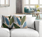 Ophelia Botanical Reversible Indoor/Outdoor Square Pillow